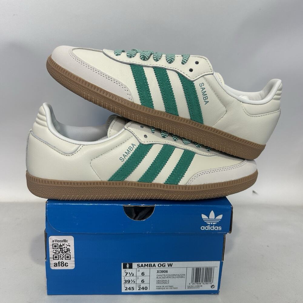 adidas Samba WMNS “Off-White Hazy Green”